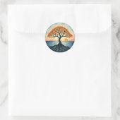 Sticker Rond Tree of Life (Sac)