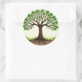 Sticker Rond Tree of Life (Sac)