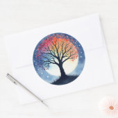 Sticker Rond Tree of Life (Enveloppe)