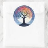 Sticker Rond Tree of Life (Sac)