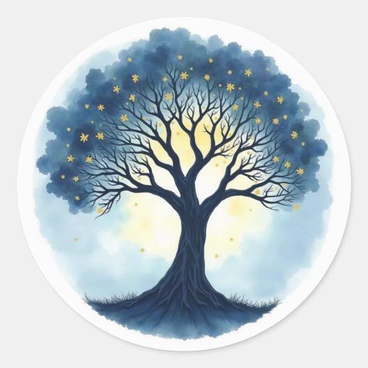 Sticker Rond Tree of Life (Devant)