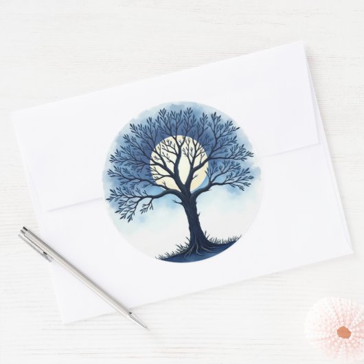 Sticker Rond Tree of Life (Enveloppe)