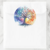 Sticker Rond Tree of Life (Sac)