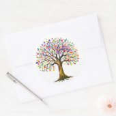 Sticker Rond Tree of Life (Enveloppe)