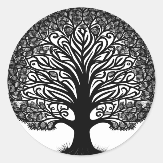 Sticker Rond Tree of Life (Devant)