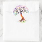 Sticker Rond Tree of Life (Sac)