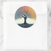 Sticker Rond Tree of Life (Sac)
