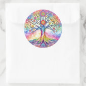 Sticker Rond Tree of Life (Sac)