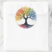 Sticker Rond Tree of Life (Sac)
