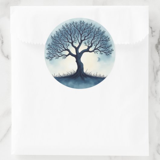 Sticker Rond Tree of Life (Sac)