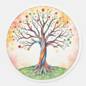 Sticker Rond Tree of Life (Devant)