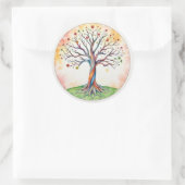 Sticker Rond Tree of Life (Sac)