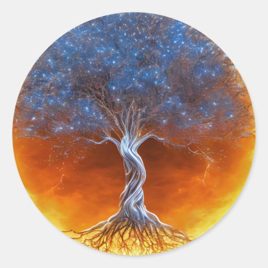 Sticker Rond Tree of Life (Devant)