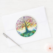 Sticker Rond Tree of Life (Enveloppe)
