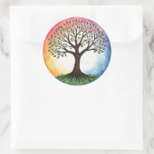Sticker Rond Tree of Life (Sac)