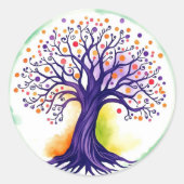 Sticker Rond Tree of Life (Devant)