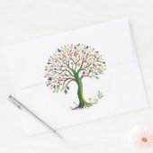 Sticker Rond Tree of Life (Enveloppe)