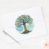 Sticker Rond Tree of Life (Enveloppe)
