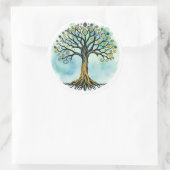 Sticker Rond Tree of Life (Sac)