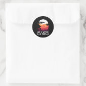 Sticker Rond Treehouse - La vie est meilleure dans les arbres (Sac)