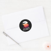 Sticker Rond Treehouse - La vie est meilleure dans les arbres (Enveloppe)