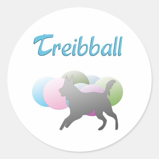 Sticker Rond Treibball (Devant)