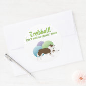 Sticker Rond Treibball - Pas besoin de puanteur (Enveloppe)