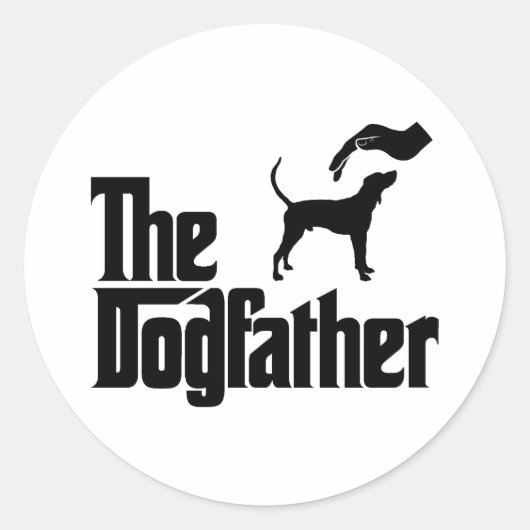 Sticker Rond Treking Walker Coonhound (Devant)