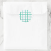 Sticker Rond Trellis Bluegrass Vert - Blanc (Sac)