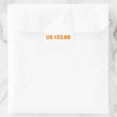 Sticker Rond Trente-trois (Sac)