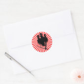 Sticker Rond tres ninjas. (Enveloppe)