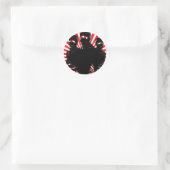 Sticker Rond tres ninjas. (Sac)