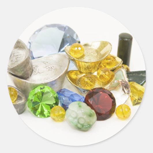 Sticker Rond Trésor (Devant)