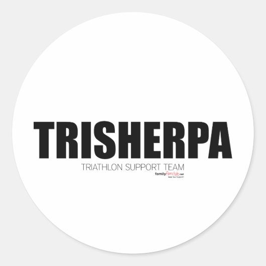 Sticker Rond Tri Sherpa (Devant)