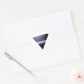 STICKER ROND TRIANGLE 3D FIERTE EN CUIR (Enveloppe)
