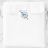 Sticker Rond Triangle des Bermudes (Sac)