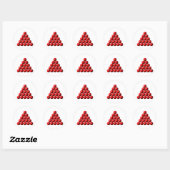 Sticker Rond Triangle Snooker (Feuille)
