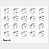 Sticker Rond Triangles géométriques - Décal de préférence | per (Feuille)