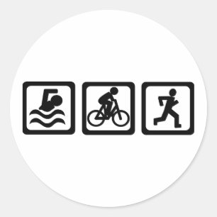 Sticker Rond Triathlon