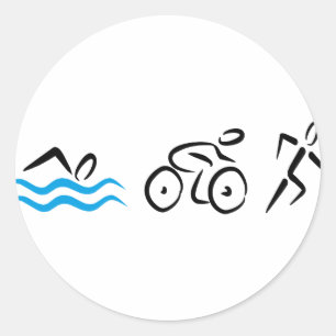 Sticker Rond Triathlon