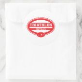Sticker Rond Triathlon Oval (Sac)