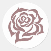 Sticker Rond Tribal de Pink Rose Regency (Devant)