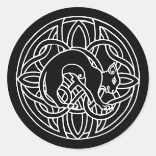 Sticker Rond Tribal magique celtique