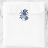 Sticker Rond tribu Indigo 10 (Sac)