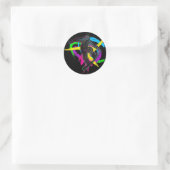 Sticker Rond Trick de snowboard (Sac)