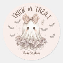 Trick or Treat mignon Fille fantôme Fête d'Hallowe
