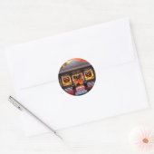 Sticker Rond Trick ou Treat Halloween (Enveloppe)