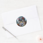 Sticker Rond Trick ou Treat Halloween (Enveloppe)