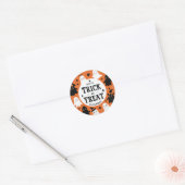 Sticker Rond Trick ou Treat Party (Enveloppe)