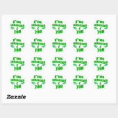 Sticker Rond Tricoter (Feuille)